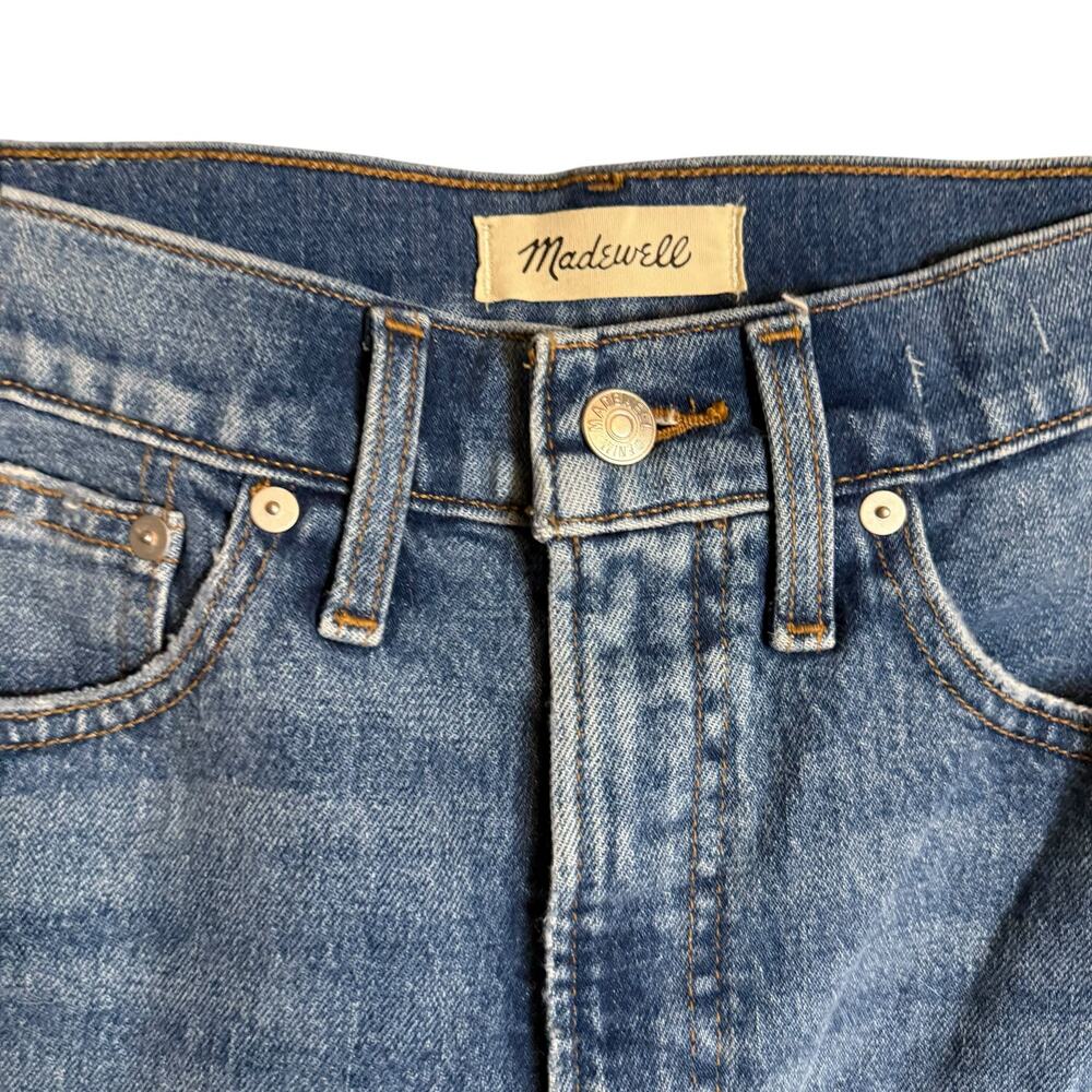 Madewell The Perfect Vintage Straight Leg Casual Denim Blue Jeans Size 27 - Picture 7 of 12